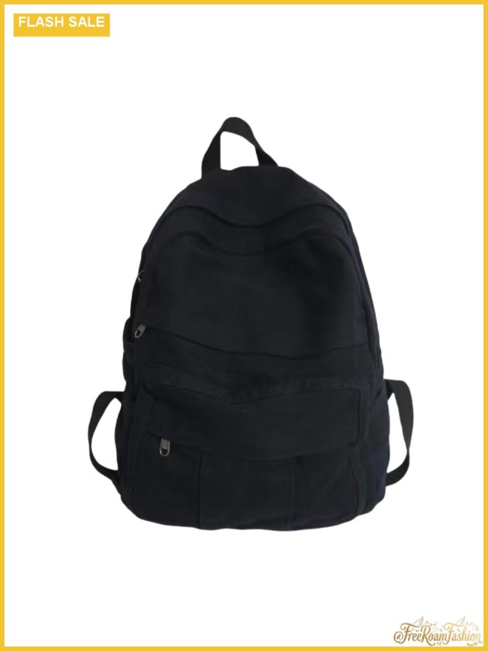 Boho Canvas Backpack for School College Vintage Fairy Grunge Hippie Y2K Daypack
